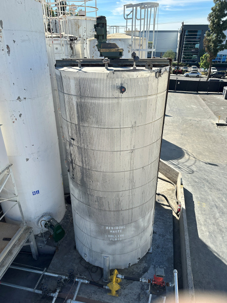 Stainless steel mix tank